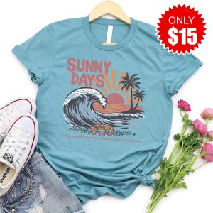 Sunny Days Tee - Heather Lagoon - 15
