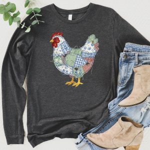 Patchwork Chicken Long Sleeve